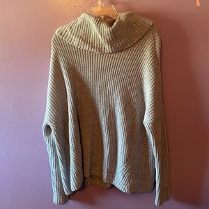 Oversized Knit Turtleneck Sweater. Worn once in perfect condition.